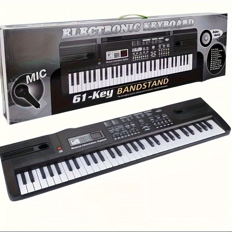 61-Key Beginners Electronic Keyboard Piano Set w/ 3 Modes, Microphone –  Best Choice Products