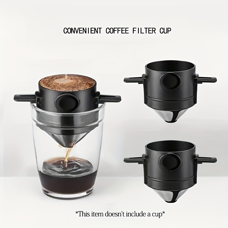 Cup Hand Brew Coffee Filter Cup Black Coffee Maker Parts - Temu