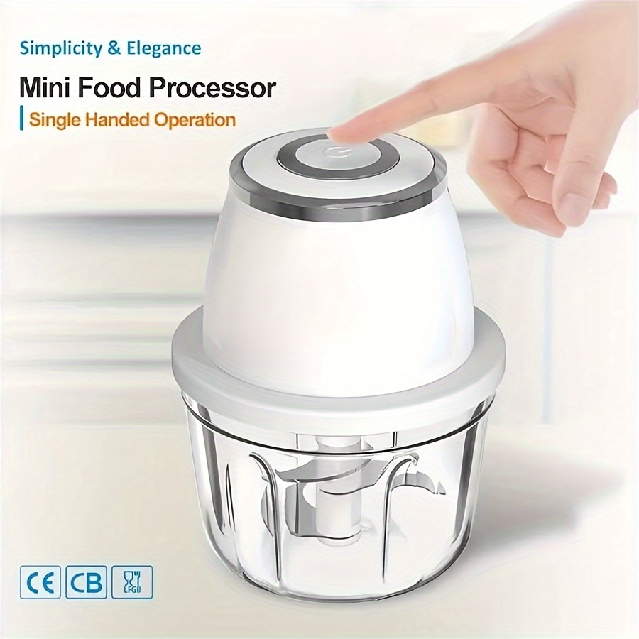 Ninja Food Chopper Express Chop w/ 200W 16 Oz Bowl for Mincing Grinding  Blending