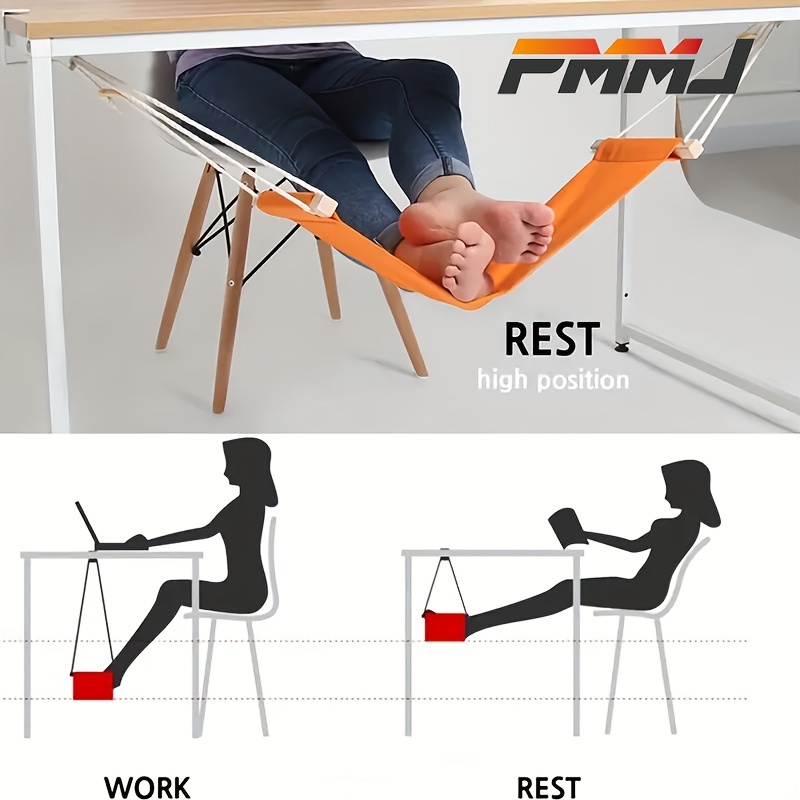 Adjustable Under desk Footrest For Home Office Train - Temu