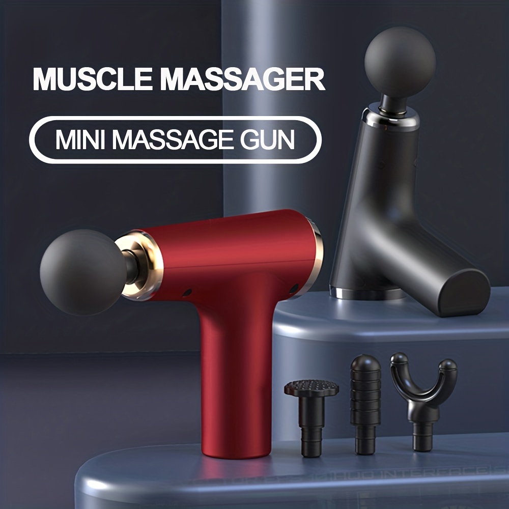 Fascia Gun, Muscle Relax Electric Massager, Multi-function Fitness  Back-thumping Mini-neck Membrane Massage Gun - Temu
