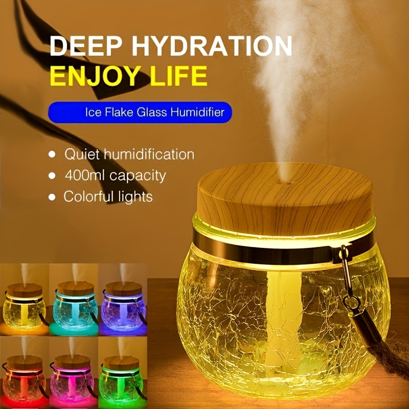 Difusor de aroma 4 modos Difusores de aceite esencial 230 ml para el hogar  Coche Naranja