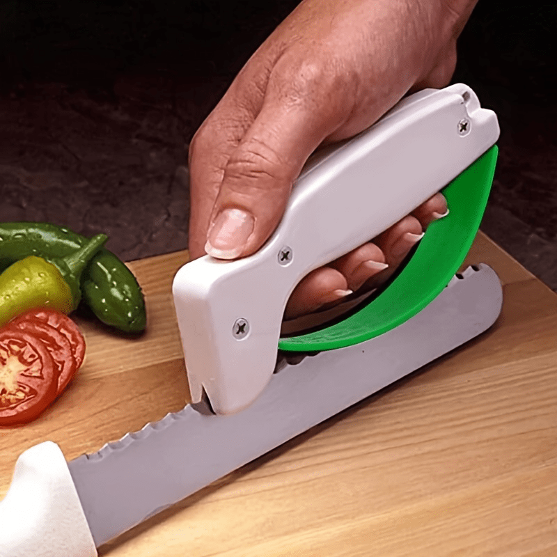 Upgrade Your Kitchen Knives With This 4-in-1 Multifunctional Knife Sharpener  - Restore, Repair & Polish Blades Instantly! - Temu