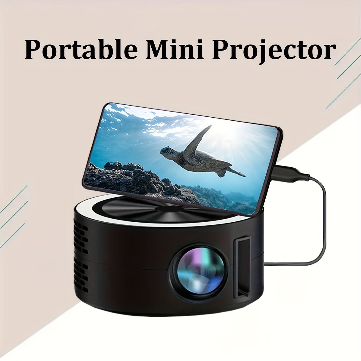 Mini-projecteur 2023 amélioré projecteur vidéo portable film Home Cinéma  multimédia Projecteur - Chine LED, Home Cinéma