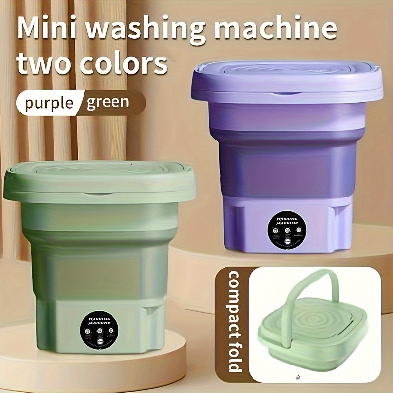 Mini lavadora portátil – Lavadora plegable – Lavadora de cubo para ropa –  Lavadora plegable – Lavadora de ropa interior para camping, caravana