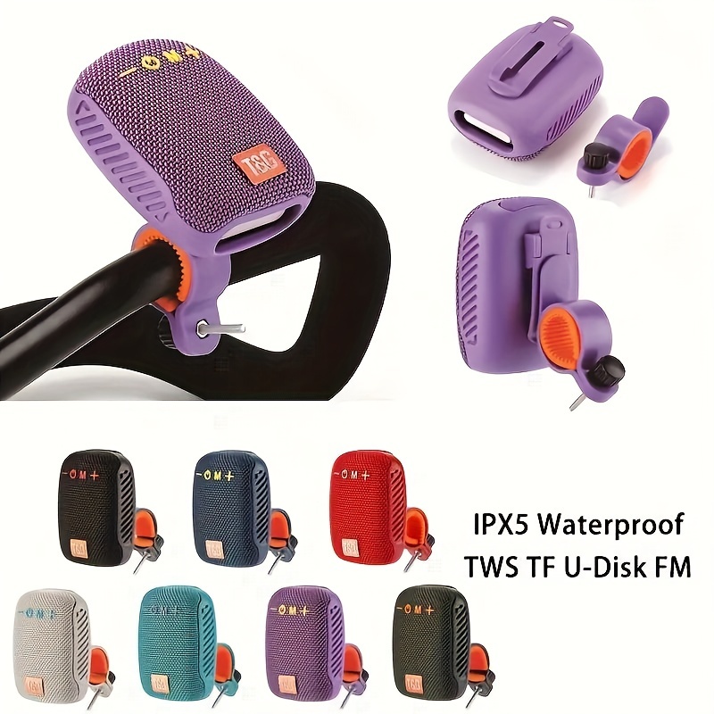 onn. Lavender Sky Rugged Mini Wireless Bluetooth Speaker with TWS  Technology, IPX5 Water Resistant 