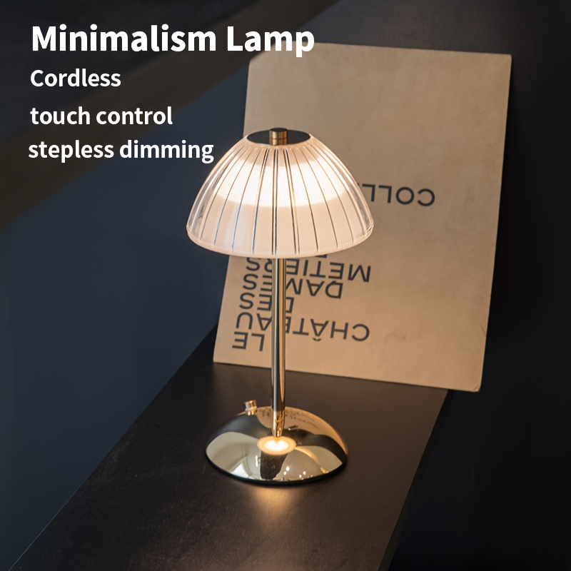 1 Pieza Luz Pie Lámpara Led Ajustable Táctil Protección - Temu