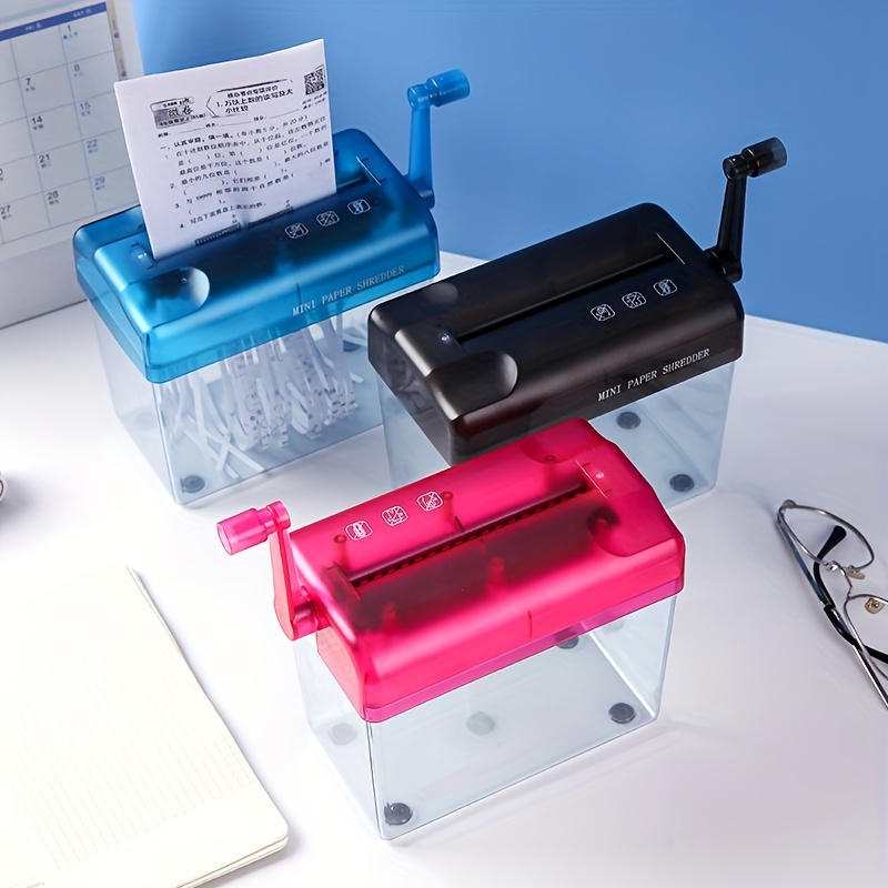 Mini déchiqueteuse électrique A6Crusher Machine de découpe de documents  papier avec ouvre-lettre pour le bureau à domicile