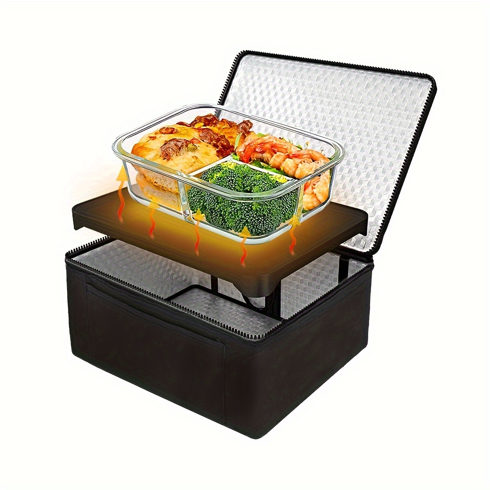 Portable Oven Personal Food Warmer - 110V Portable Microwave Mini Oven, ,  Heated Bento Lunch Box for Cooking and Reheating Food in Office, Parties