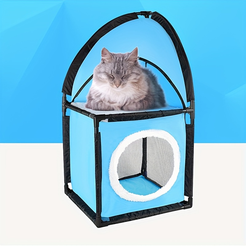 Totoro ball Double cat carrier for 2 cats Portable Soft-Sided cat Travel  carrier with Litter