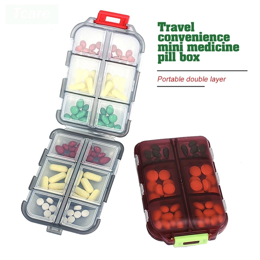 DIY Pocket Pharmacy with Medicine Labels Travel Daily Pill Container Mini  Medication Organizer Storage Pill Organizer Travel Essentials Pill Case 7