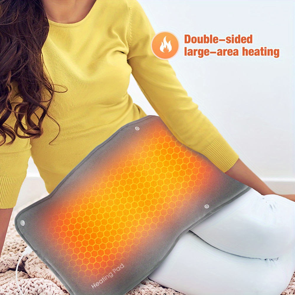 Happy Heat Hot Water Bottle Electric with Cover, Heating Pad, Warm Compress  Bag for Menstrual/Period Cramps, Neck, Back, Shoulder Pain & More, Hot