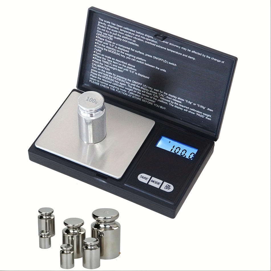 0€01 sur 0,001 g de poids mini balance électronique numérique portable  haute précision bijoux poids (100g / 0,001g) - Outils de mesure - Achat &  prix