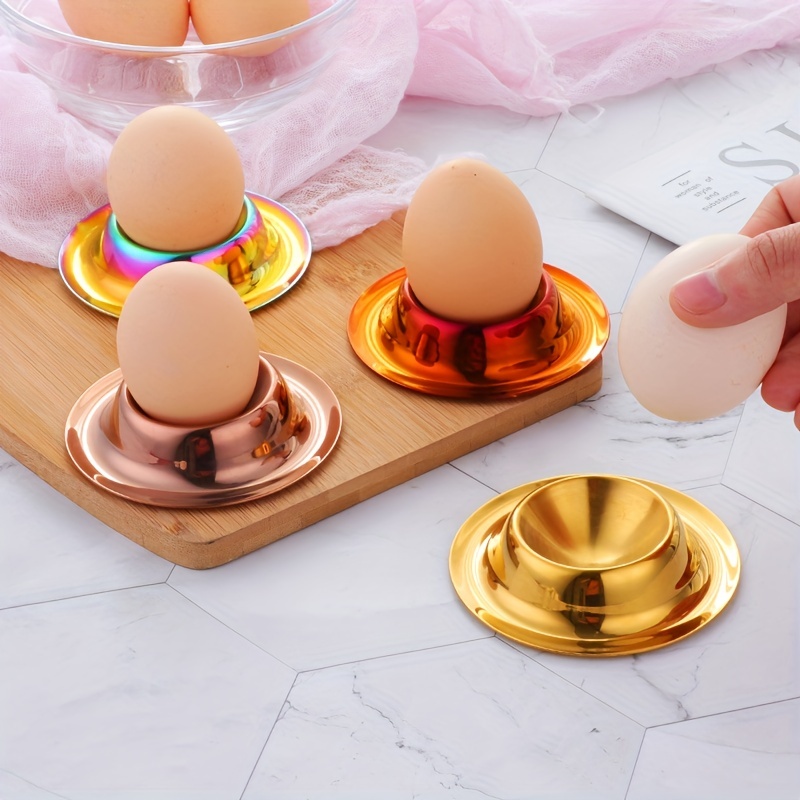 Stainless Steel Egg Cup Egg Tray Egg Tools Soft Boiled Egg Cups Holder  Stand Dishwasher Safe Egg Tools Kitchen Gadgets Accessori