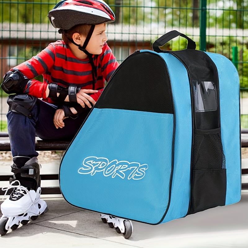  XINBALOVE Roller Skate Bag, Roller Skates Backpack, Inline  Roller Skates Storage Bag for Ice Skates, Professional Roller Skates  Shoulder Bag for Kids- S Blue : Deportes y Actividades al Aire Libre
