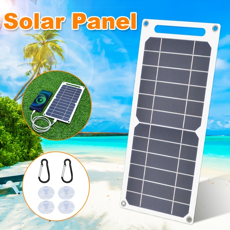 Panel solar de 100 vatios, panel solar portátil de 20 V 5 A con DC5521,  paneles solares pequeños plegables para hogares, central eléctrica (control