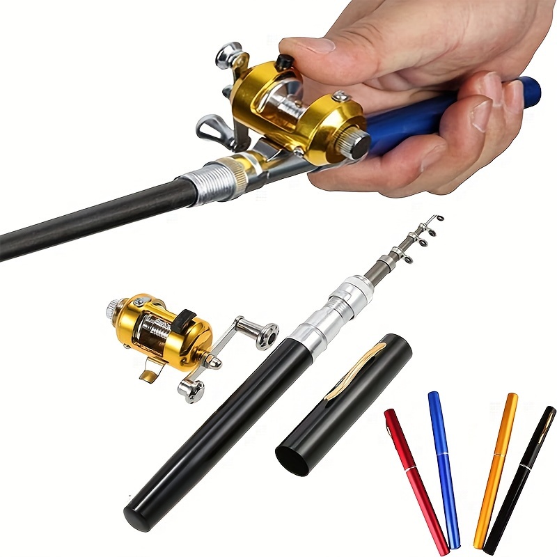 Fishing Rod Reel Combo Including 1.5m Telescopic Casting Rod - Temu