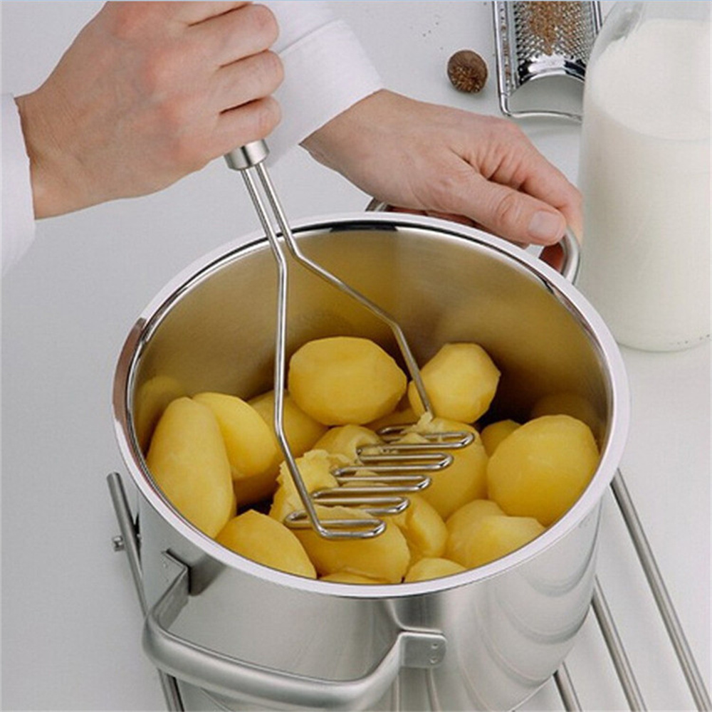 Potato Masher, Potato Masher Stainless Steel, Heavy Duty Mashed Potatoes  Masher, Professional Metal Wire Masher Kitchen Tool for Bean, avocado