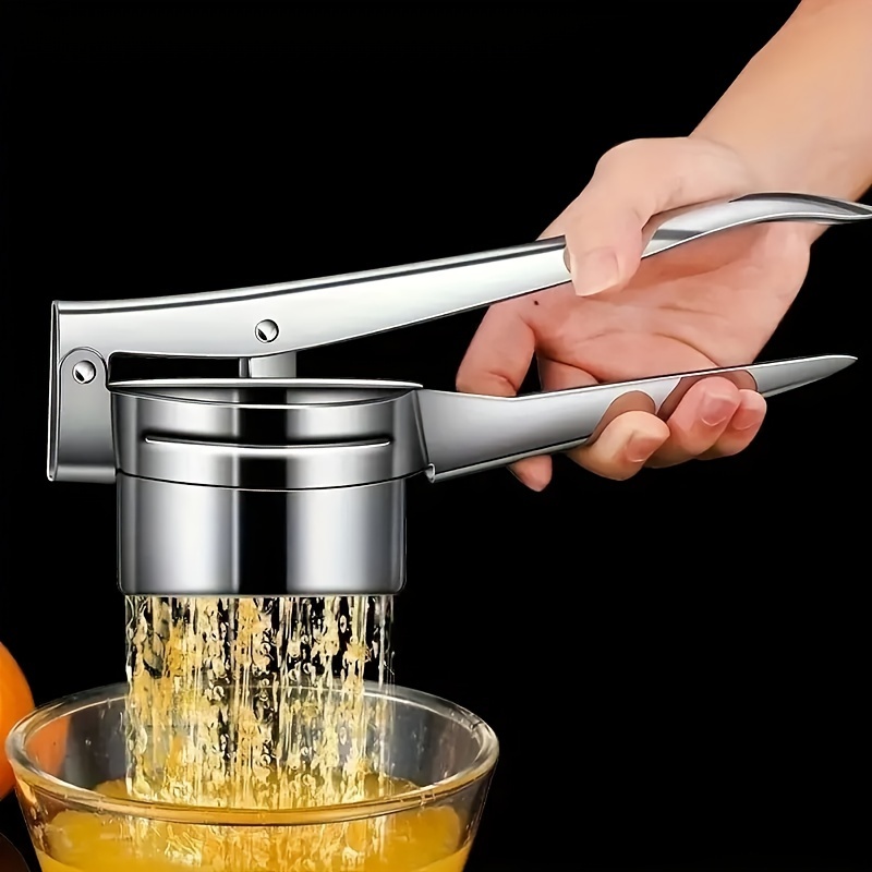 Compra Prensa Patatas de Acero Inoxidable, Machacador de Patatas Potato  Ricer con 3 Discos Intercambiables para Verduras y Frutas en