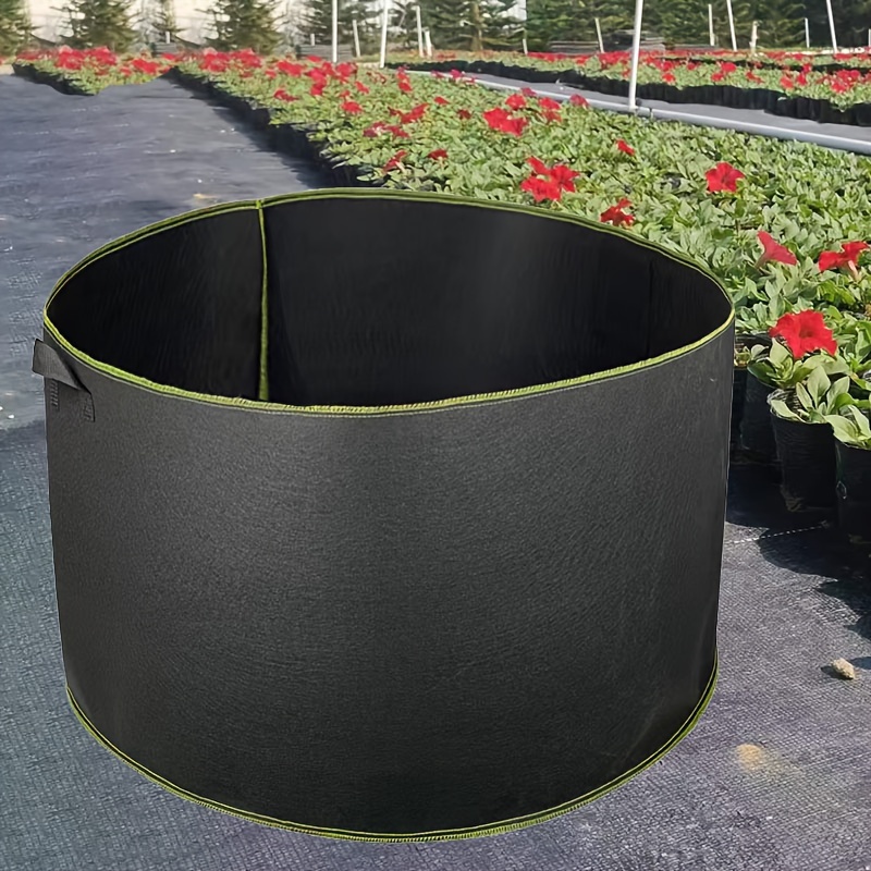 Plant Grow Bags 3 7 10 20 30 40 50 Gallon Black Thickness - Temu