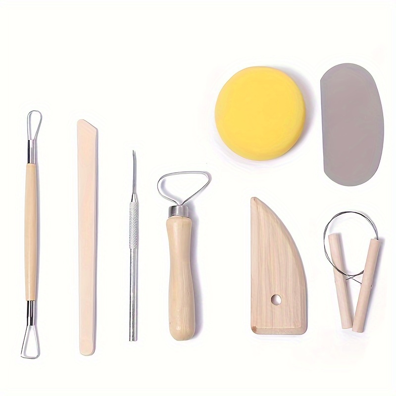 Herramientas de arcilla polimérica, herramientas de escultura de arcilla de  modelado de polímero, bolígrafo de puntos, puntas de silicona, lápiz