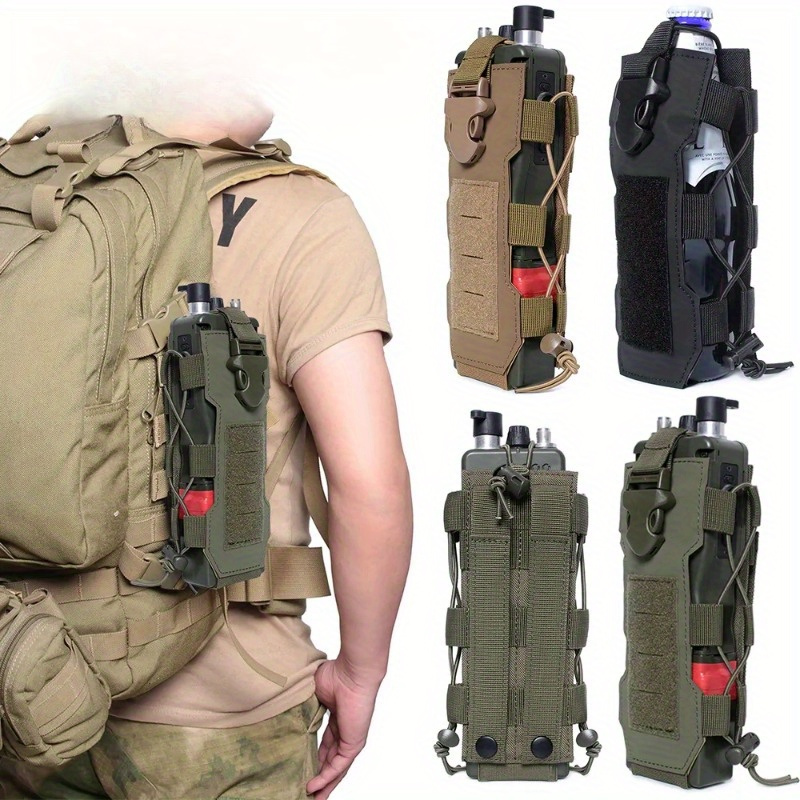 Tactical Water Bottle Pouch Multifunctional Edc Molle Holder - Temu Canada