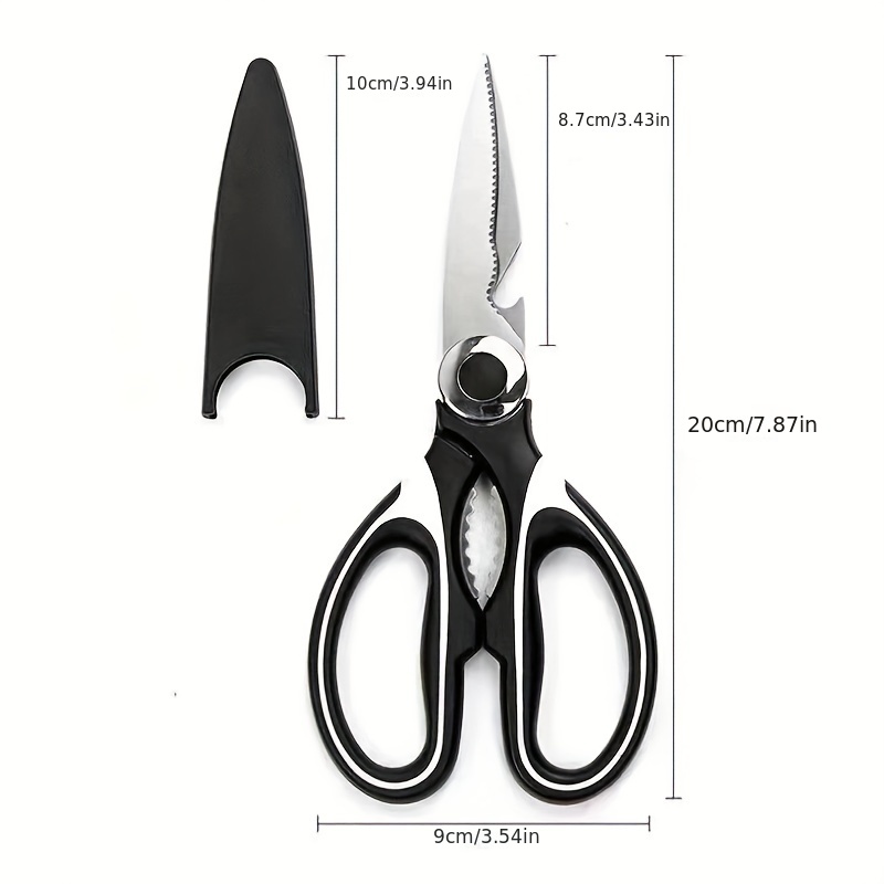 3pcs Stainless Steel Kitchen Scissors Set, Multifunctional Poultry Shears  Strong Food Scissors