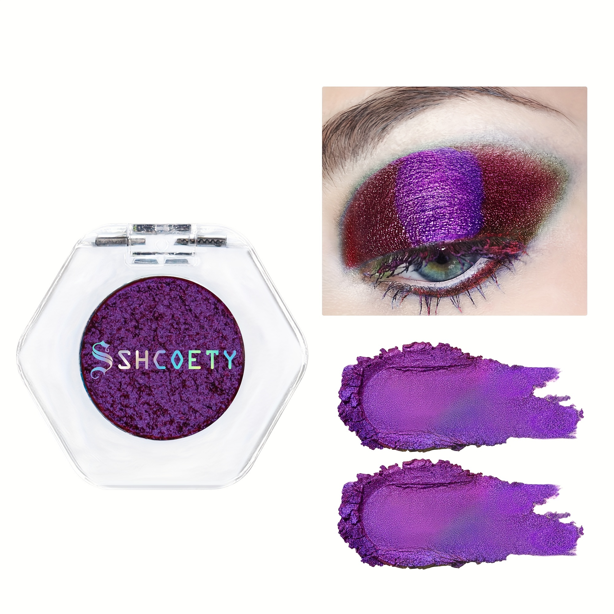 Chameleon Eyeshadow Pigment Laser Rainbow Color Eyeshadow - Temu