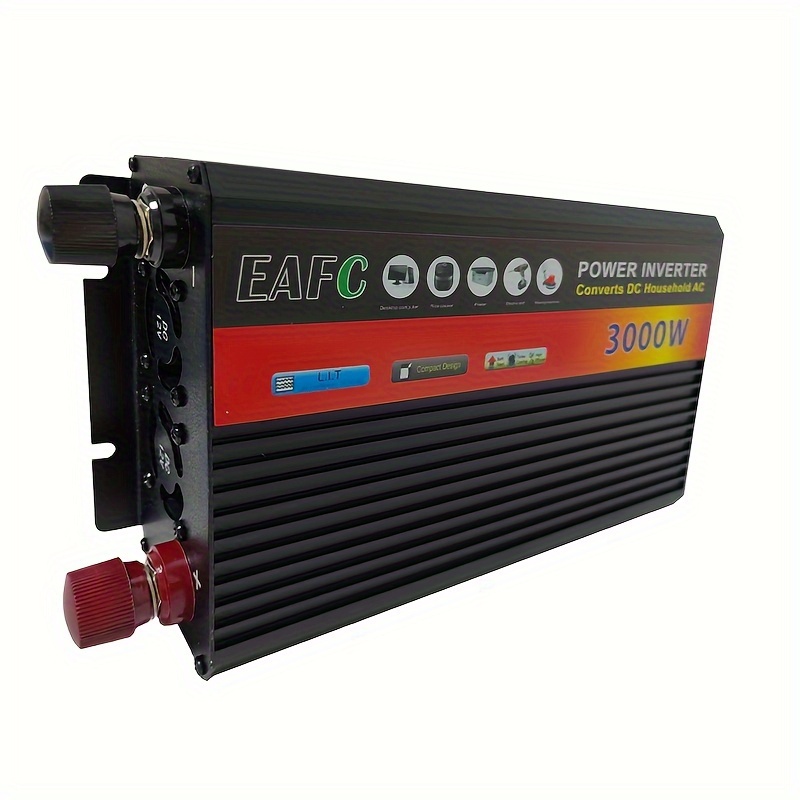  Solar inverters Inverter 12V 220V 2000W 3000W 4000W 5000W 24V  Dc To 110V Ac Pure Sine Wave Voltage Converter 12 220 Power Car Micro  Inverter Solar inverters ( Color : 2000W 