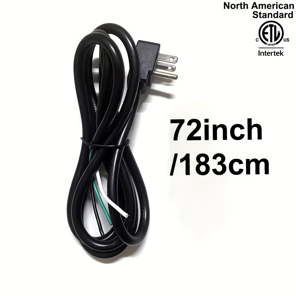 6ft us plug power cable cord