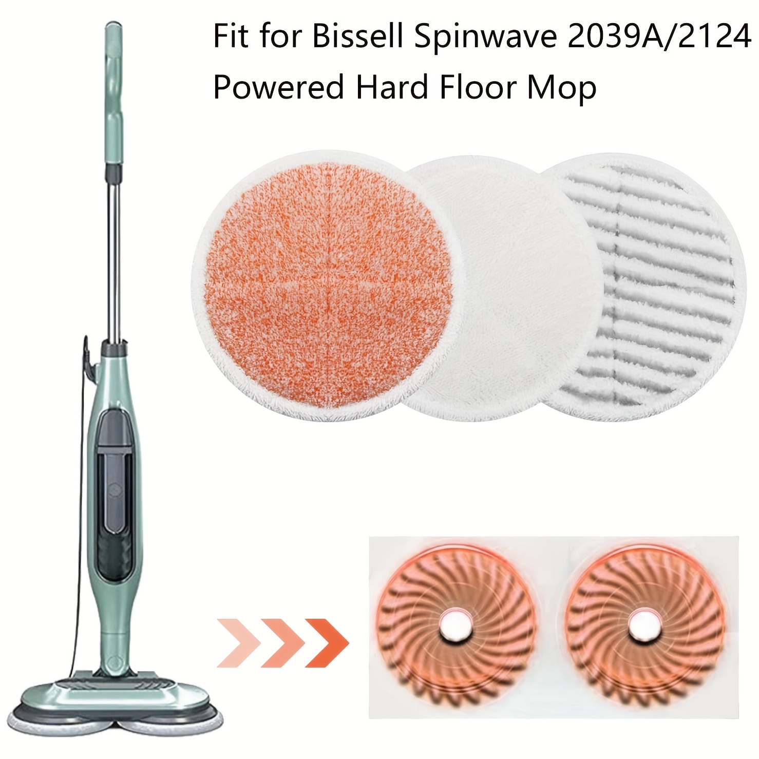 Bissell Spinwave Powered Hard Floor Mop 2039W