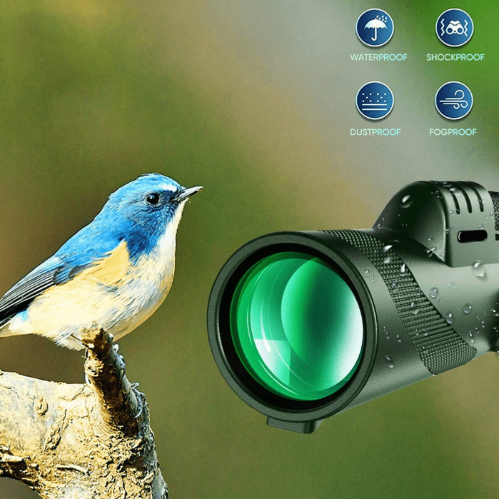 Telescopio Monocular 4000x35 8x Con Alcance Impermeable A Prueba De Niebla  Y A Prueba De Golpes Prisma Bak-4 Fmc Para Observación De Aves, Caza,  Camping, Viajes, Paisajes De Vida Silvestre