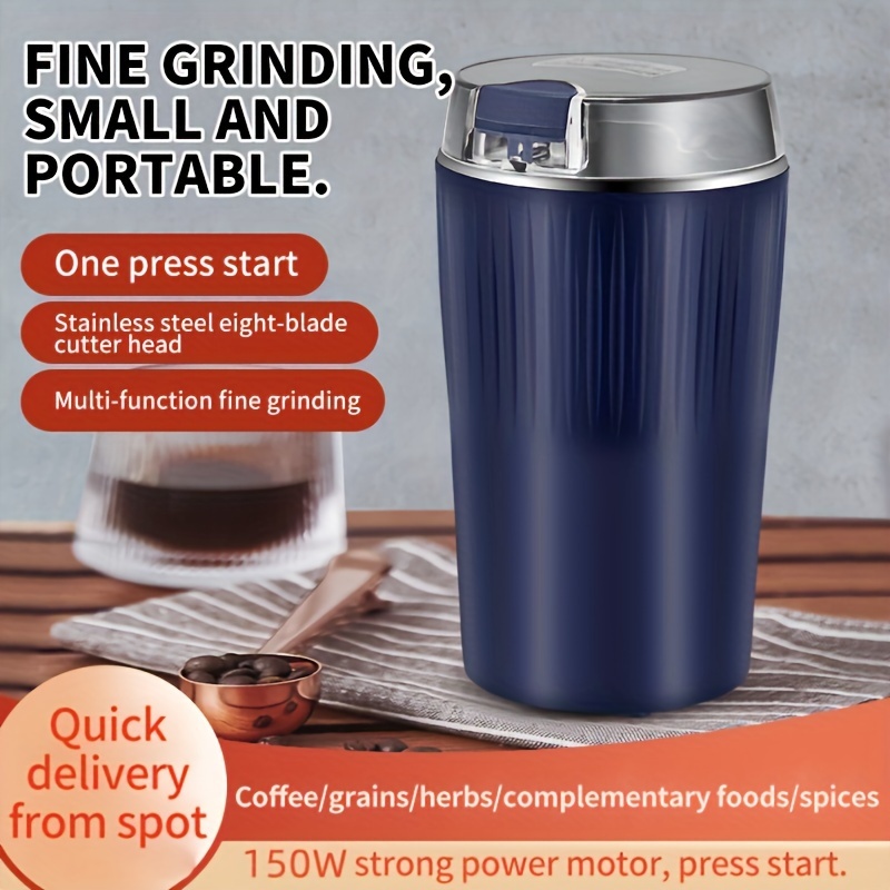 5 Core 2 Pack Coffee Grinder 5 Ounce Electric Large Portable Compact 150W Spice Grinder with Stainless Blade Grinder Perfect for Spices, Dry Herbs