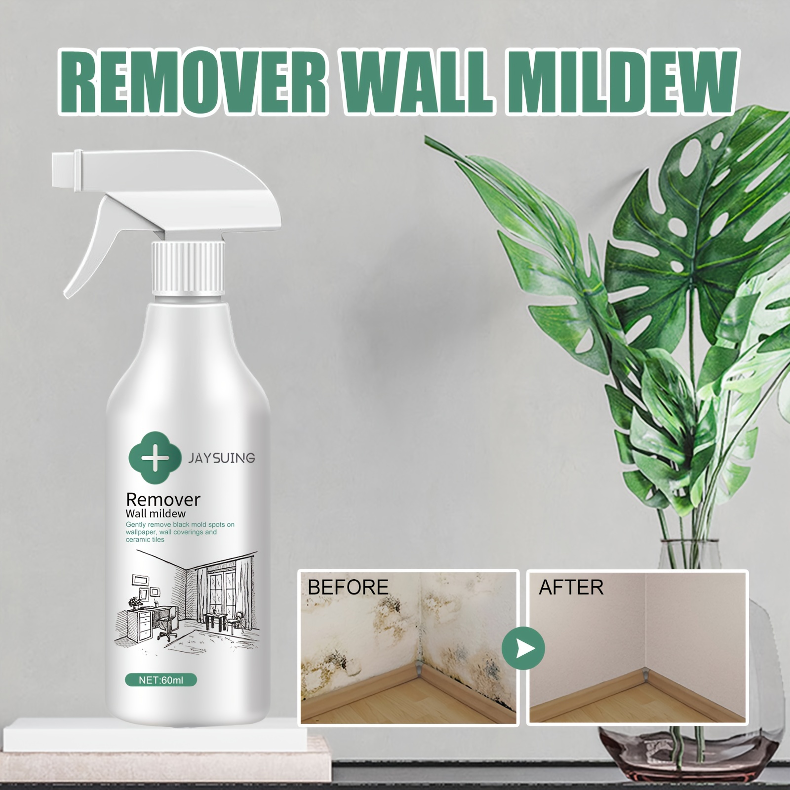 Mould And Mildew Removal Glass Glue Cleaner For Pool Mildew Removal Gel For  Walls 
