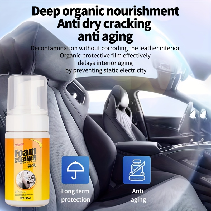 Car Multi purpose Foam Cleaner Anti aging Surfaces Cleaning - Temu