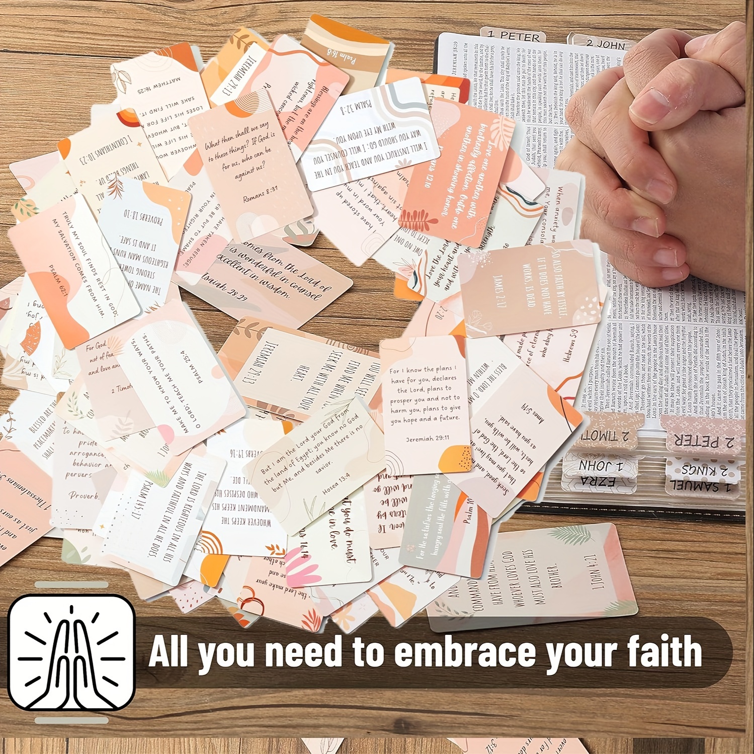 Prayer Board Kit Printable, Daily Prayer Board, Bible Verse Cards,  Christian Scripture, Faith Words 