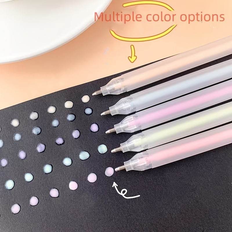 NEWEST 6 Pcs Ball Point Glue Pens, Applying Glue Like Writing for Crafting  Liquid Fabric Glue Pen with 6 Refills for Kids Scrapbook Card Making School