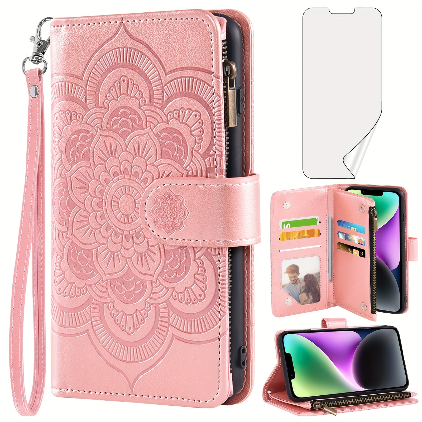 Stylish Phone Case With Detachable Card Bag For Iphone 11/12/13/14 Series -  Perfect For Men & Women! - Temu Cyprus