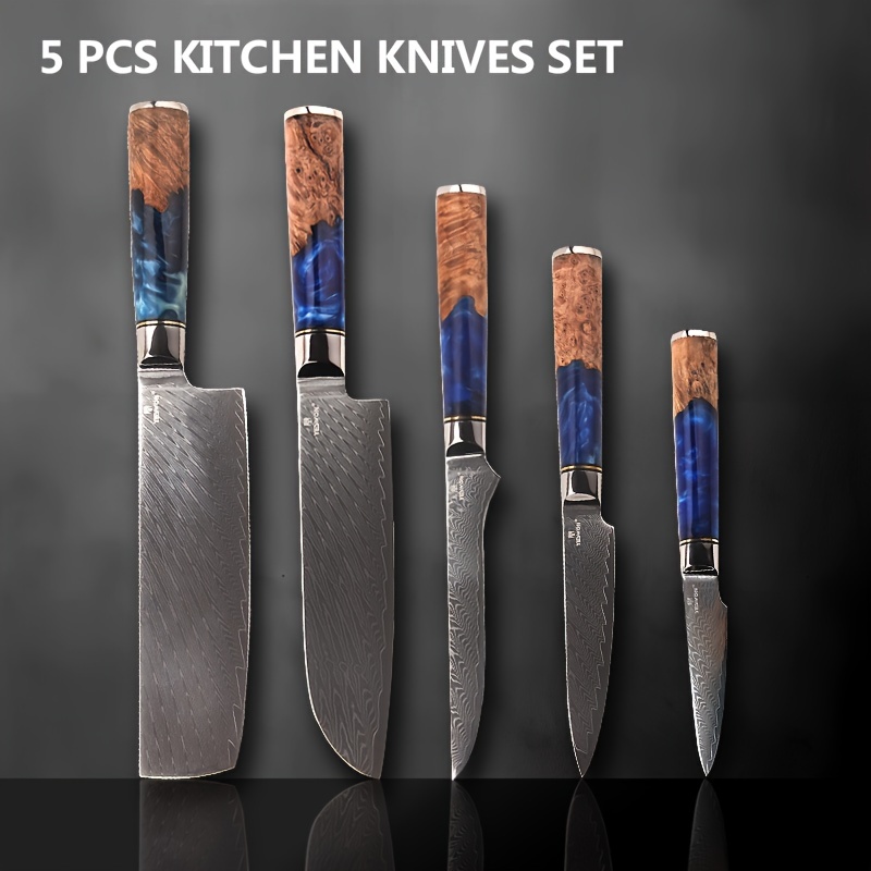 8 Style 5pcs Japanese Knife Sets Best Kitchen Knives Ceramic Knives Set 6''  Chef 5'' Slicing 4'' Uitlity 3.5'' Paring Kitchen Knife Black White Sharp  Blade Plastic Handle Tool Fruit Knife Kitchen