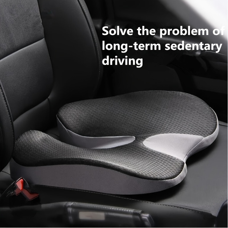 Comprar Cojín ergonómico de espuma viscoelástica para silla de oficina,  suave y transpirable, cojín de apoyo para el respaldo del asiento del coche  para aliviar el dolor de cadera y espalda, comodidad