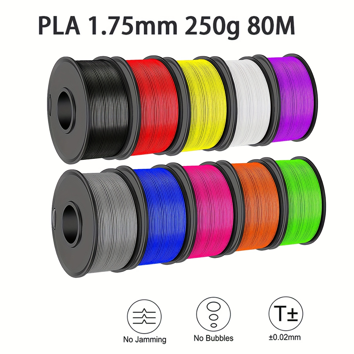 Eryone Pla Monochrome 3d Printer Filament 3d Printing - Temu