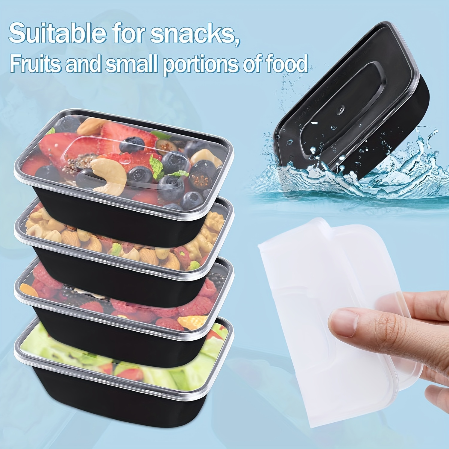 10/20/30Pcs 25ml Small Plastic Round Cups Takeaway Sauce Cup Food storage  Containers With Hinged Lids Pigment Paint Box Palette Disposable Box