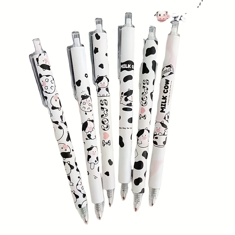 Colorful Cute Pen Milky Cow Pens Extra fine Ballpoint Pen - Temu