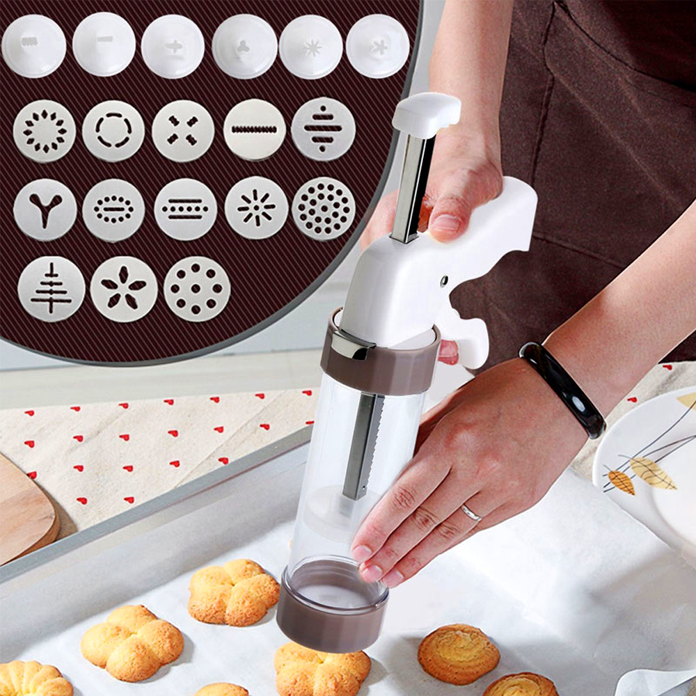 How to use biscuit maker / cookie press 