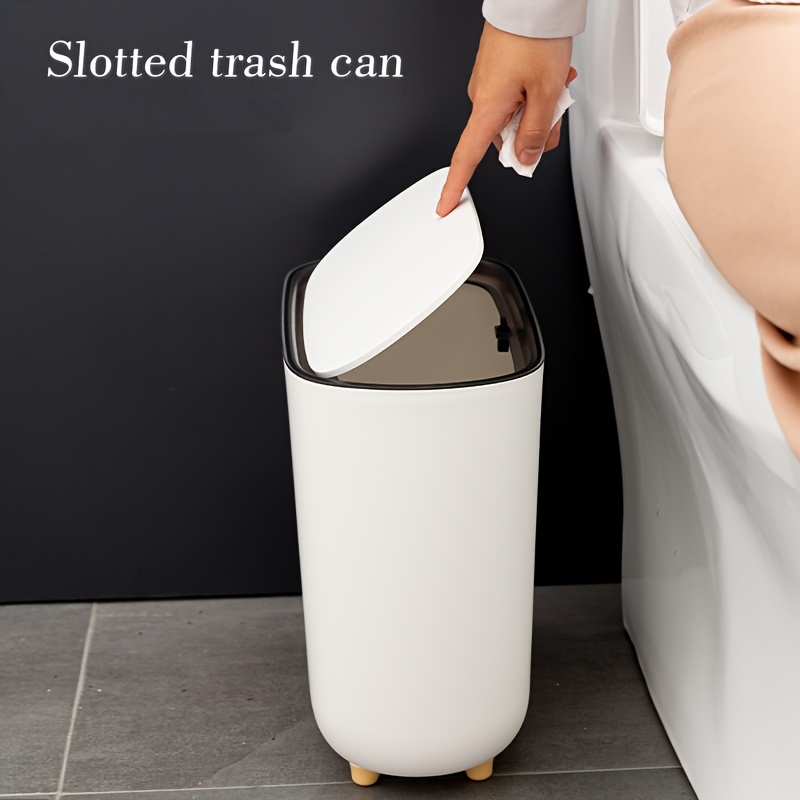 Luxury Trash Can With Lid Garbage Can With Foot Pedal - Temu
