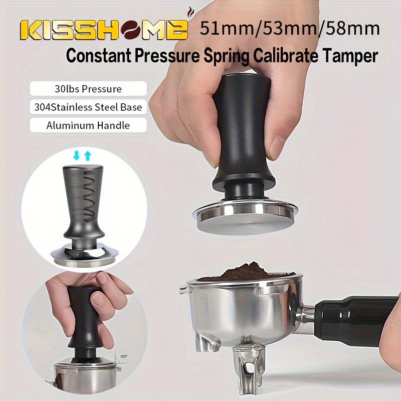 Adjustable Depth Coffee Tamper Calibrated Steady Pressure - Temu