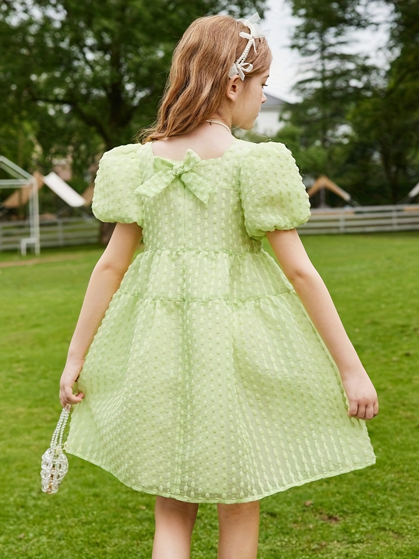 Girls green outlet dress