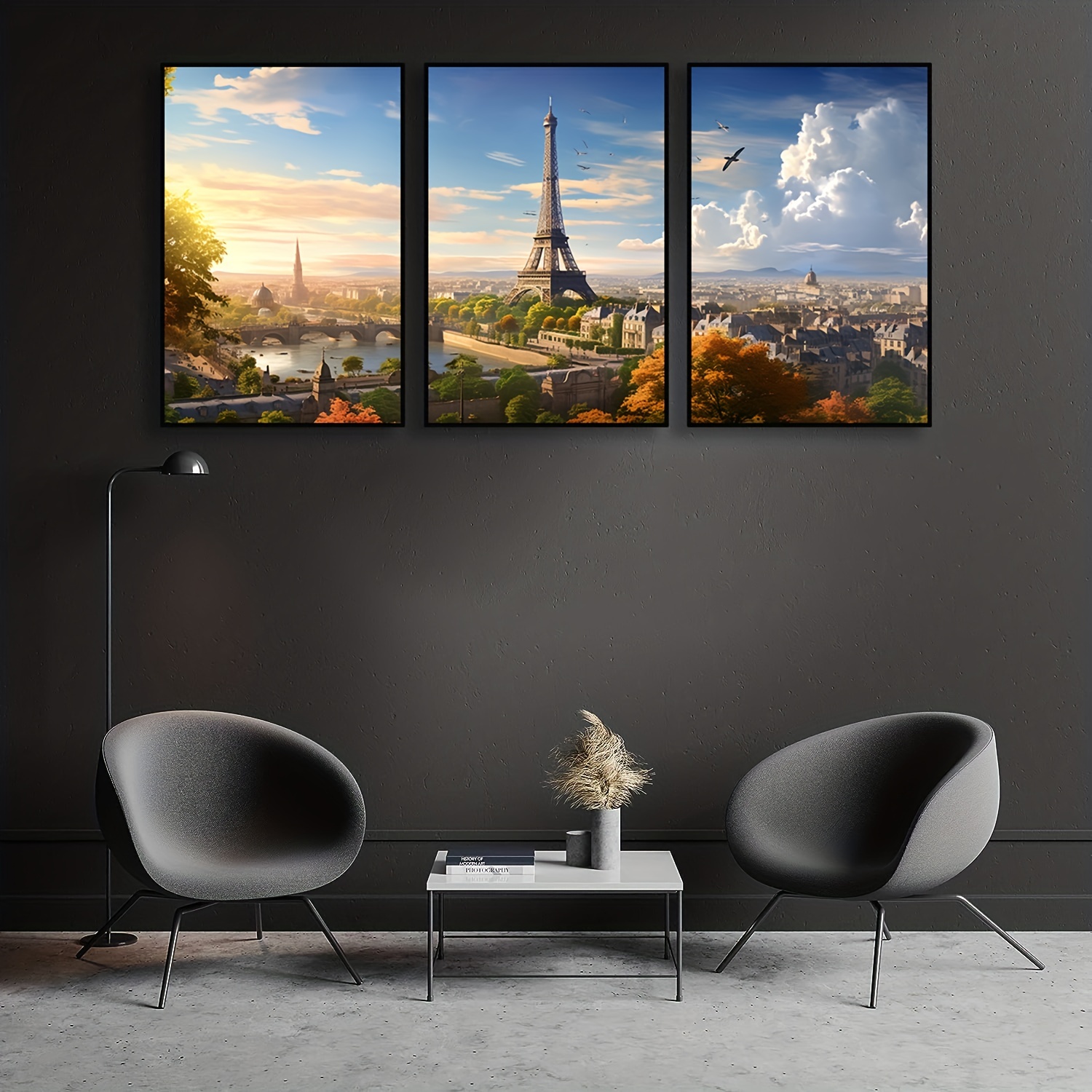Canvas Poster Modern Art Lightpink Paris Eiffel Tower - Temu United Arab  Emirates