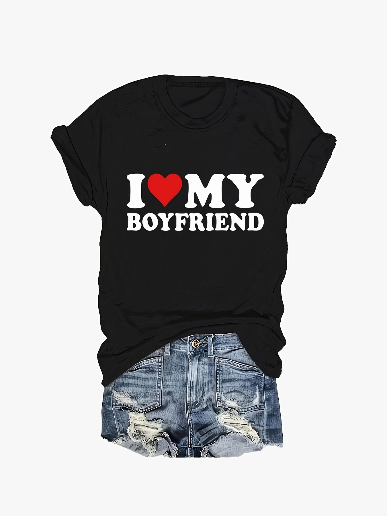 I Love My Girlfriend Shirt - Temu