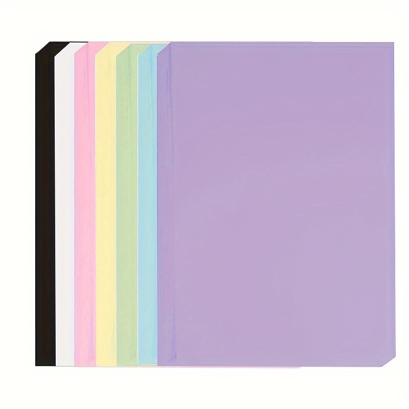 Papel de cartulina negra, 20 hojas de 8.82 oz/m² de grosor, papel de  cartulina negra para tarjetas de arte de bricolaje, papel de cartulina  negra de
